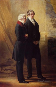 アーサー・ウェルズリー 初代ウェリントン公爵とロバート・ピール卿の王族の肖像画 フランツ・クサーヴァー・ウィンターハルター Oil Paintings